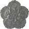 Ekena Millwork Shell Ceiling Medallion, Hand-Painted Silver, 25 5/8"OD x 1"P CM25SHSLS - alternate 1